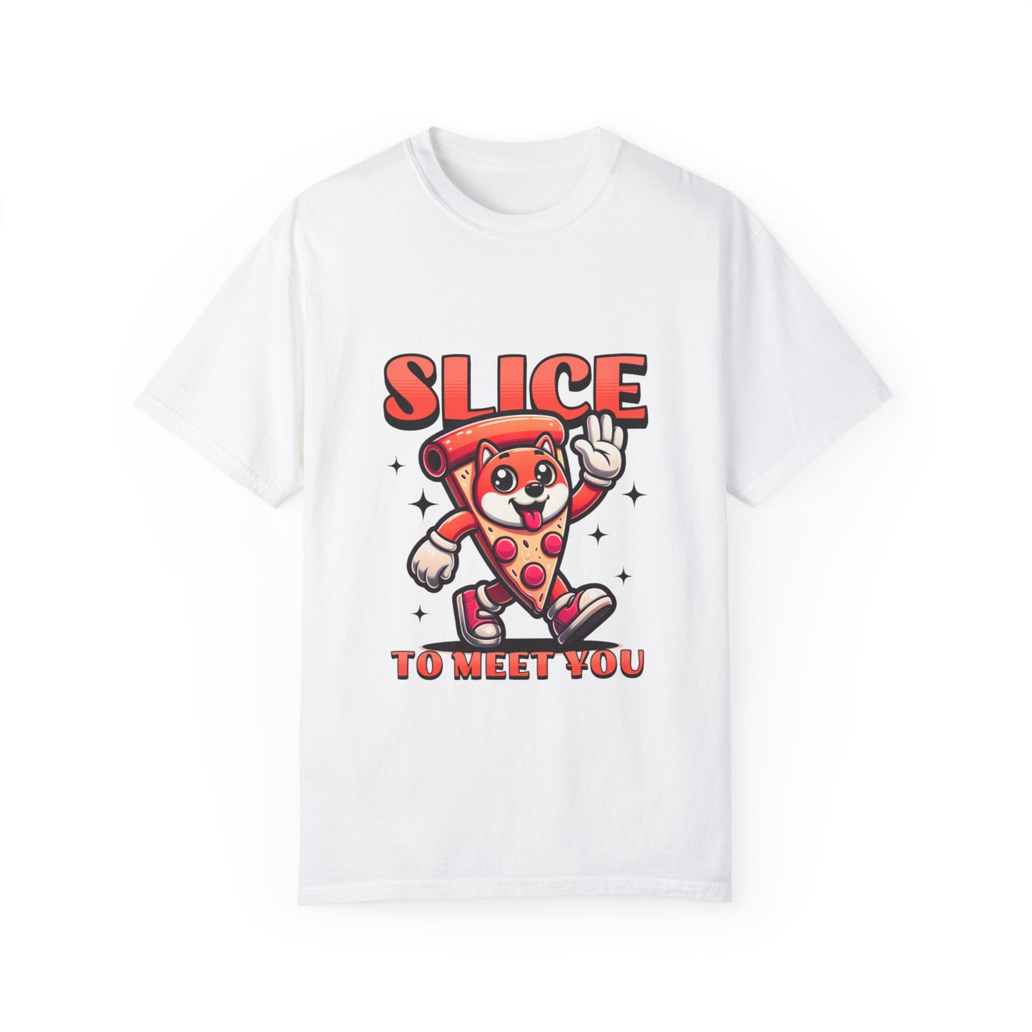 Funny Pizza Slice Unisex T-Shirt - Slice to Meet You