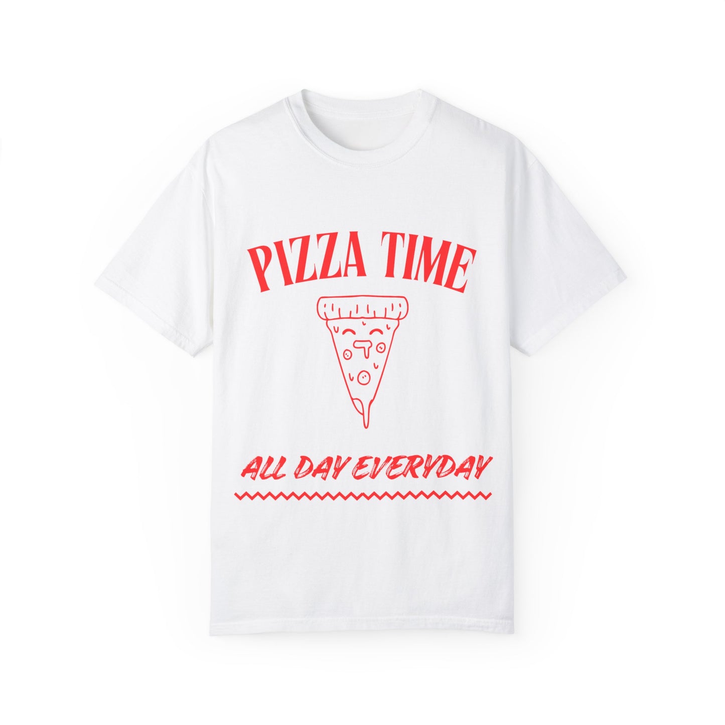 Pizza Time Unisex T-shirt - All Day Everyday Casual Tee