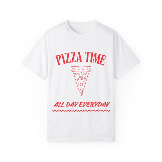 Pizza Time Unisex T-shirt - All Day Everyday Casual Tee