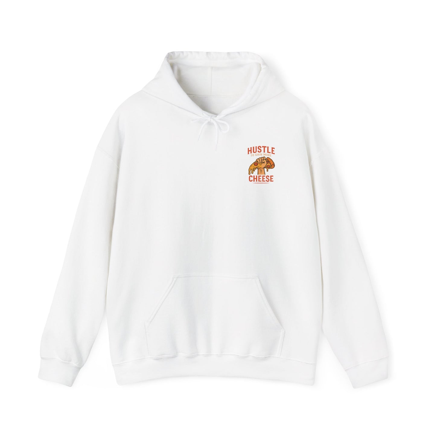 Hustle to Gain More Cheese – Motivational Pizza Hoodie