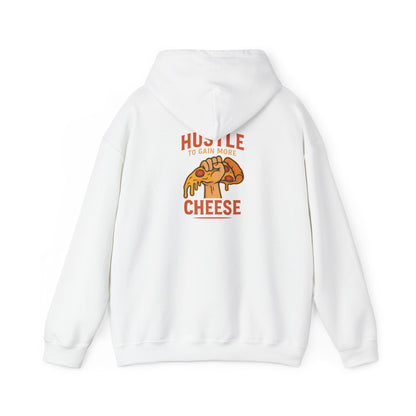 Hustle to Gain More Cheese – Motivational Pizza Hoodie