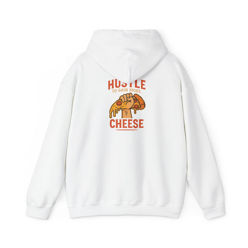 Hustle to Gain More Cheese – Motivational Pizza Hoodie