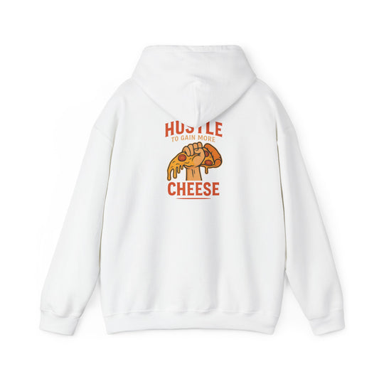 Hustle to Gain More Cheese – Motivational Pizza Hoodie