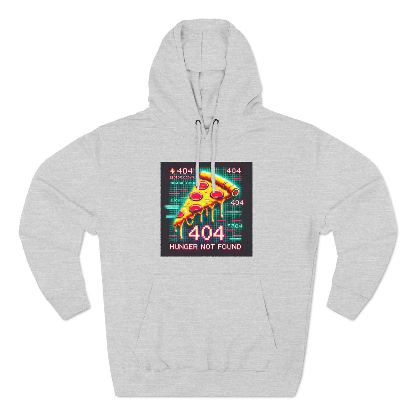 Three-Panel Fleece Hoodie