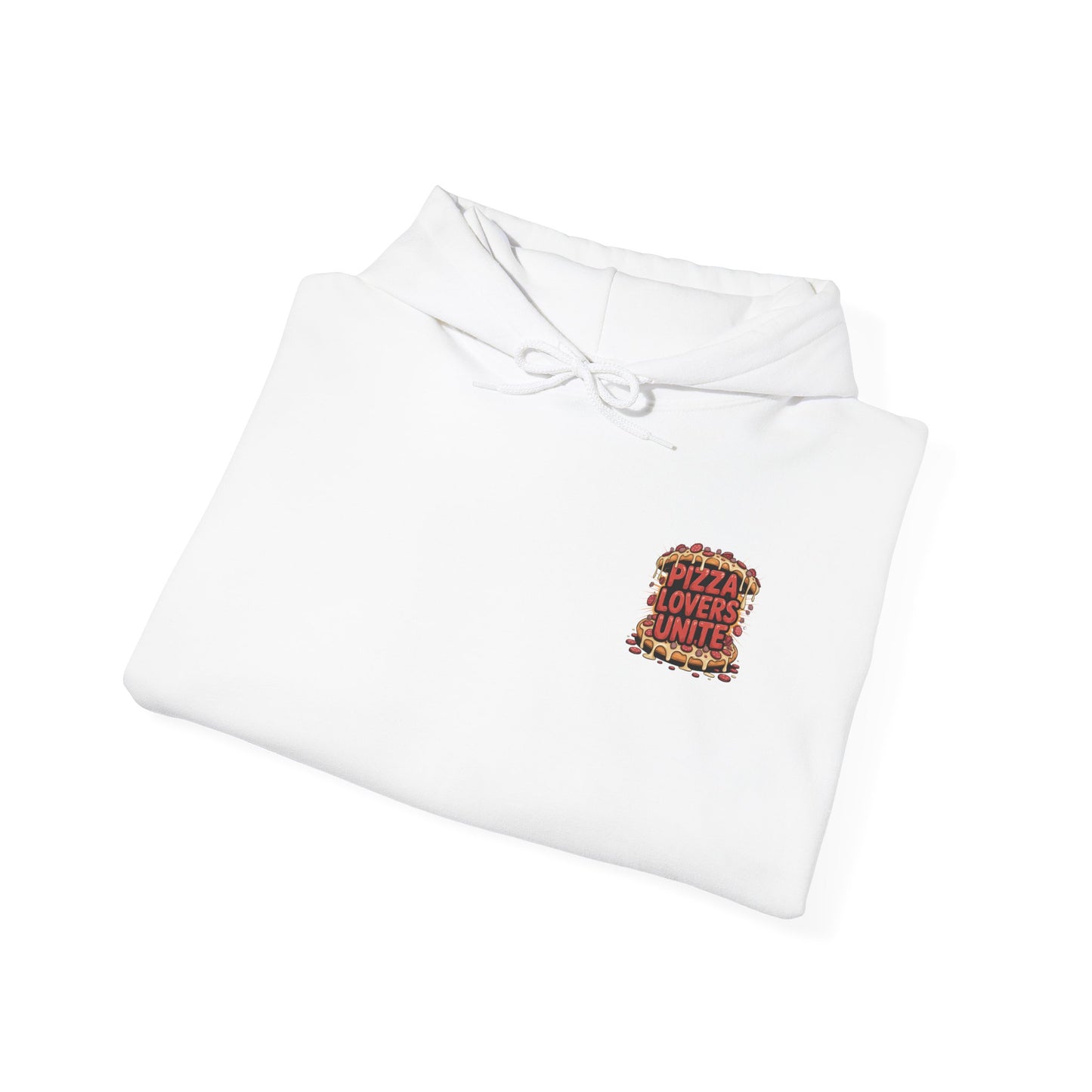 Pizza Lovers Unite Hoodie | Cozy Unisex Sweatshirt | Gift for Pizza Lovers | Casual Wear | Unique Holiday Apparel