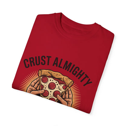 Unisex T-Shirt - Crust Almighty Pizza Graphic Tee
