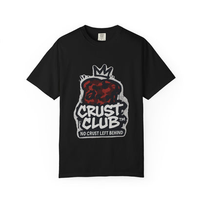 Crust Club T-Shirt, Unisex Garment-Dyed Tee, Fun Foodie Apparel, Casual Wear for Food Lovers, Gifts for Friends