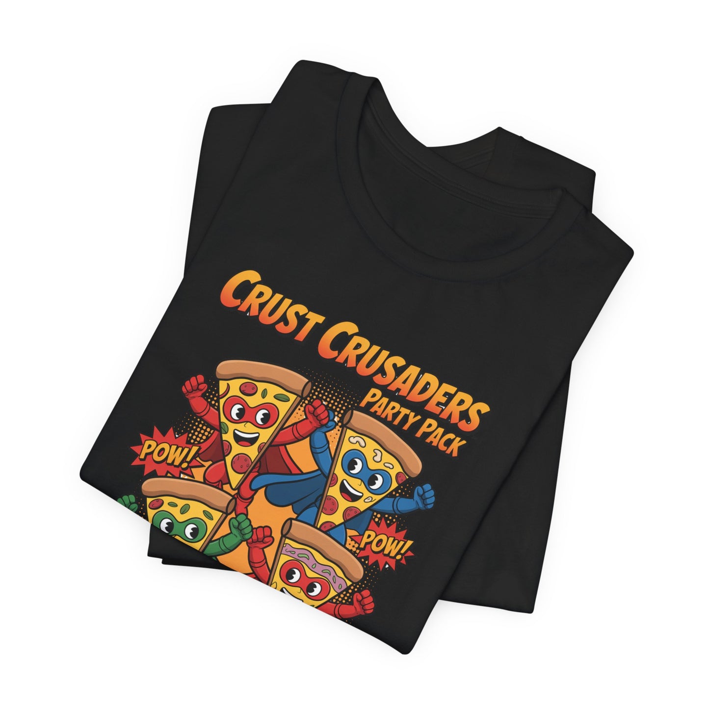 Pizza Lovers Unisex Tee, Fun Pizza Graphic Shirt, Crust Crusaders T-Shirt, Casual Everyday Wear, Gift for Foodies, Unisex Short Sleeve Tee