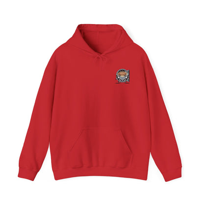 Pizza Bandits Hooded Sweatshirt with Colorful Design - Perfect for Casual Outings