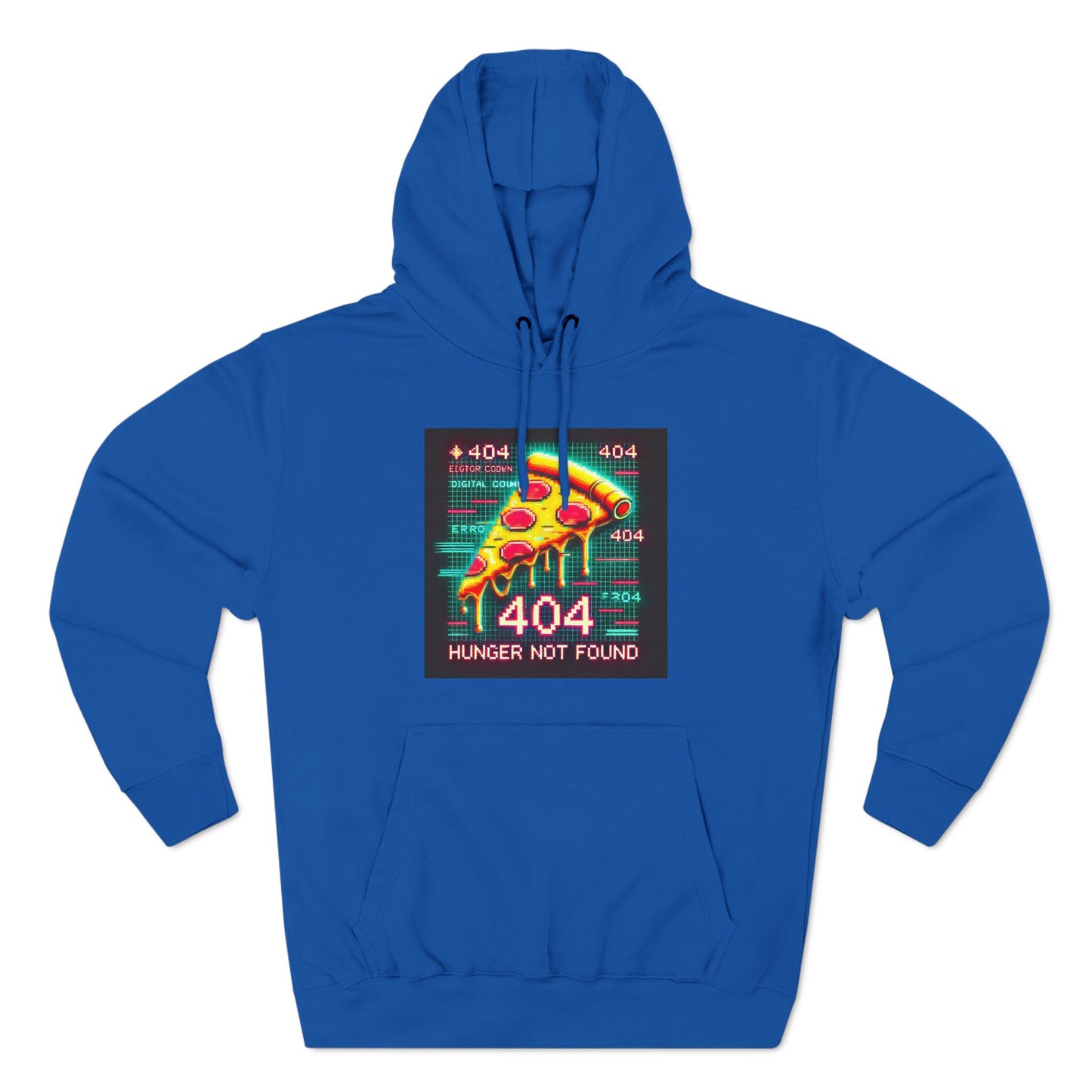 Three-Panel Fleece Hoodie