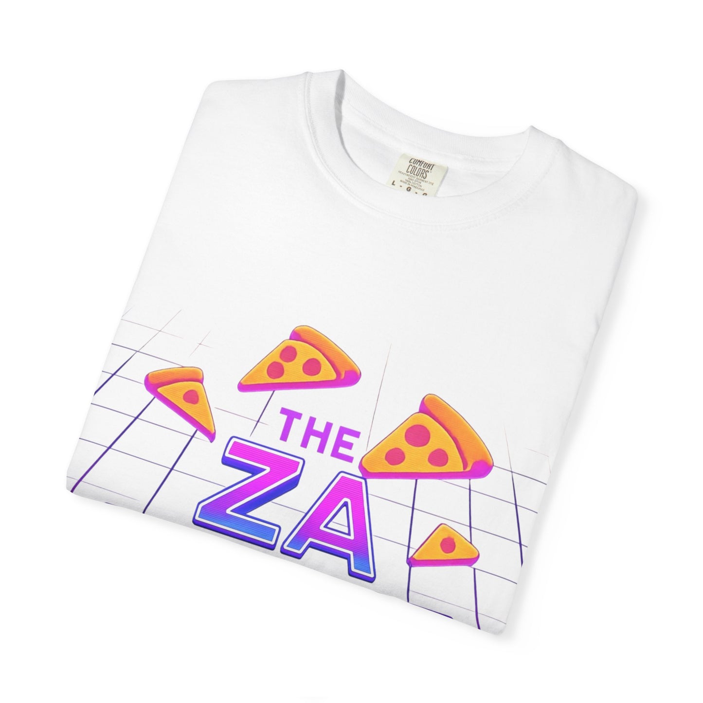 Pizza Lover's Garment-Dyed T-Shirt, Fun Casual Wear, Gift for Friends, Pizza Party Attire, Foodie Tee