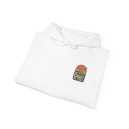 Pizza Lovers Unisex Hoodie - 'In Crust We Trust' Sweatshirt, Cozy Fashion, Gift for Foodies, Casual Wear, Snuggle Up Style