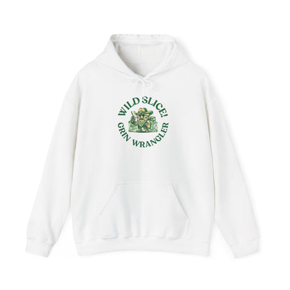 Wild Slice Grin Wrangler Unisex Hooded Sweatshirt - Cozy & Fun