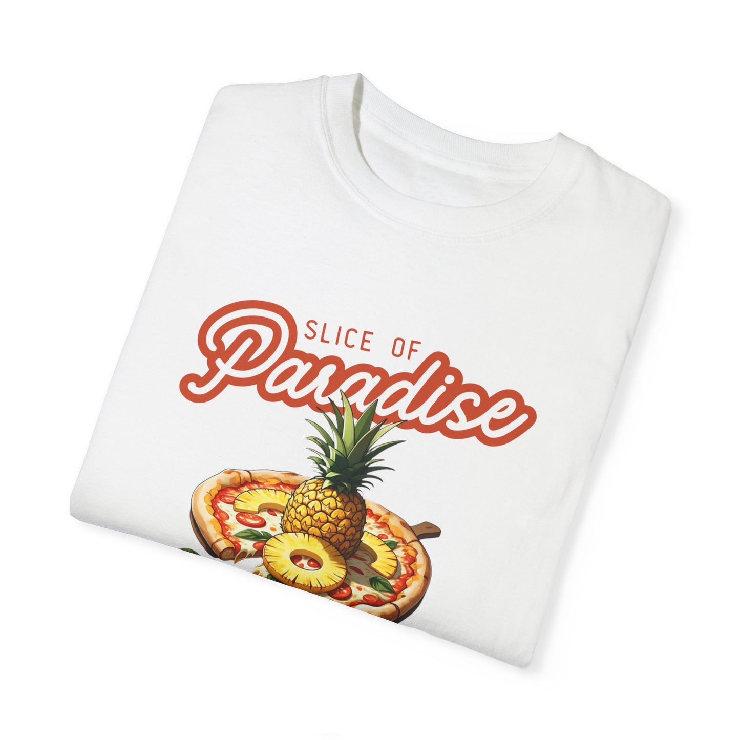 'Slice of Paradise' Pizza Graphic Unisex T-shirt - Perfect for Food Lovers
