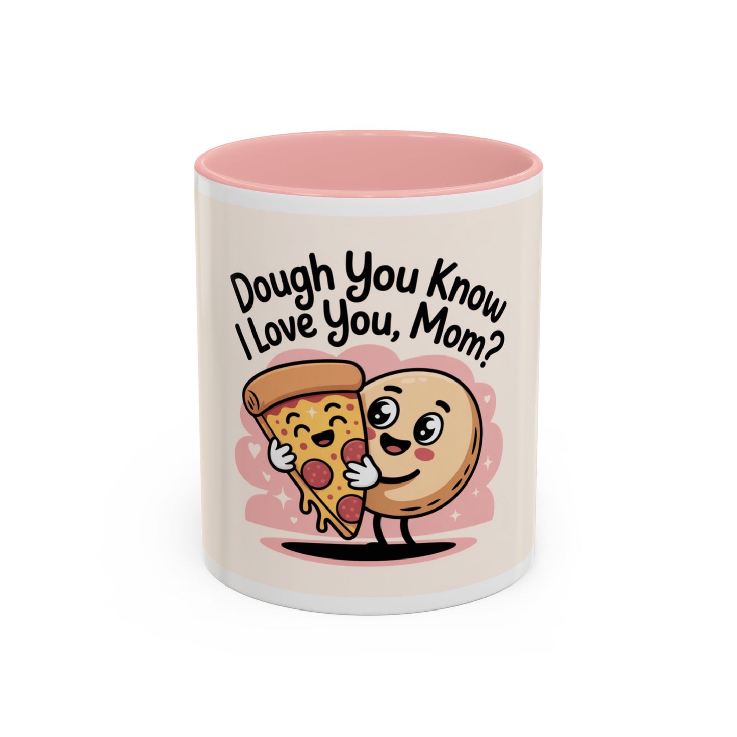 Cute Pizza & Doughnut Coffee Mug for Mother's Day