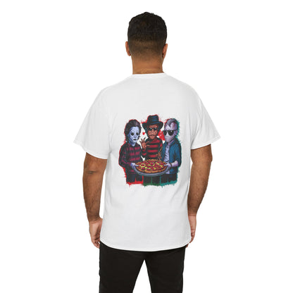 Spooky Vibes Unisex Heavy Cotton Tee, Horror Movie Merch, Trick or Treat Shirt, Halloween Costume Tee, Fun Graphic T-Shirt