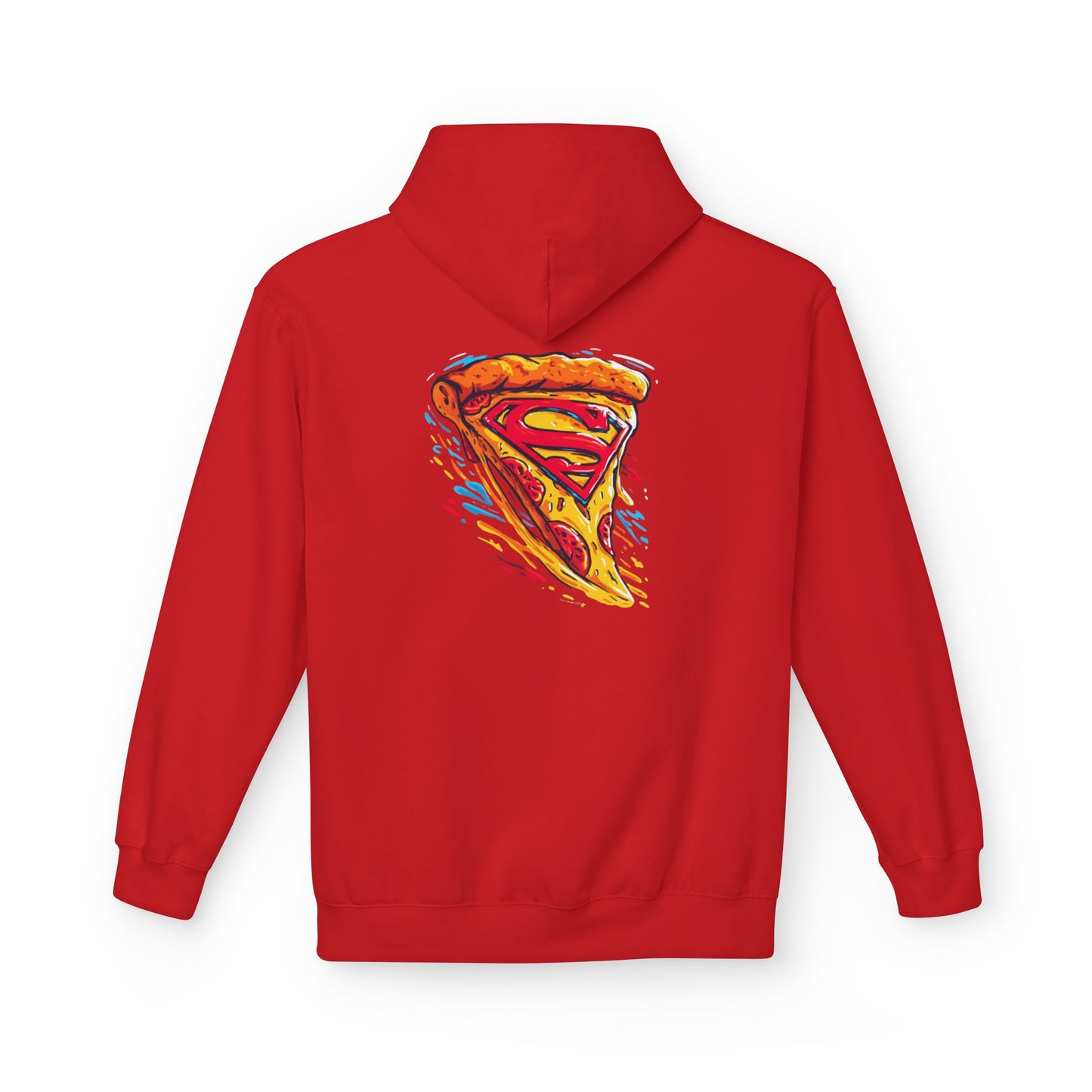 Pizza Superhero Fleece Hoodie