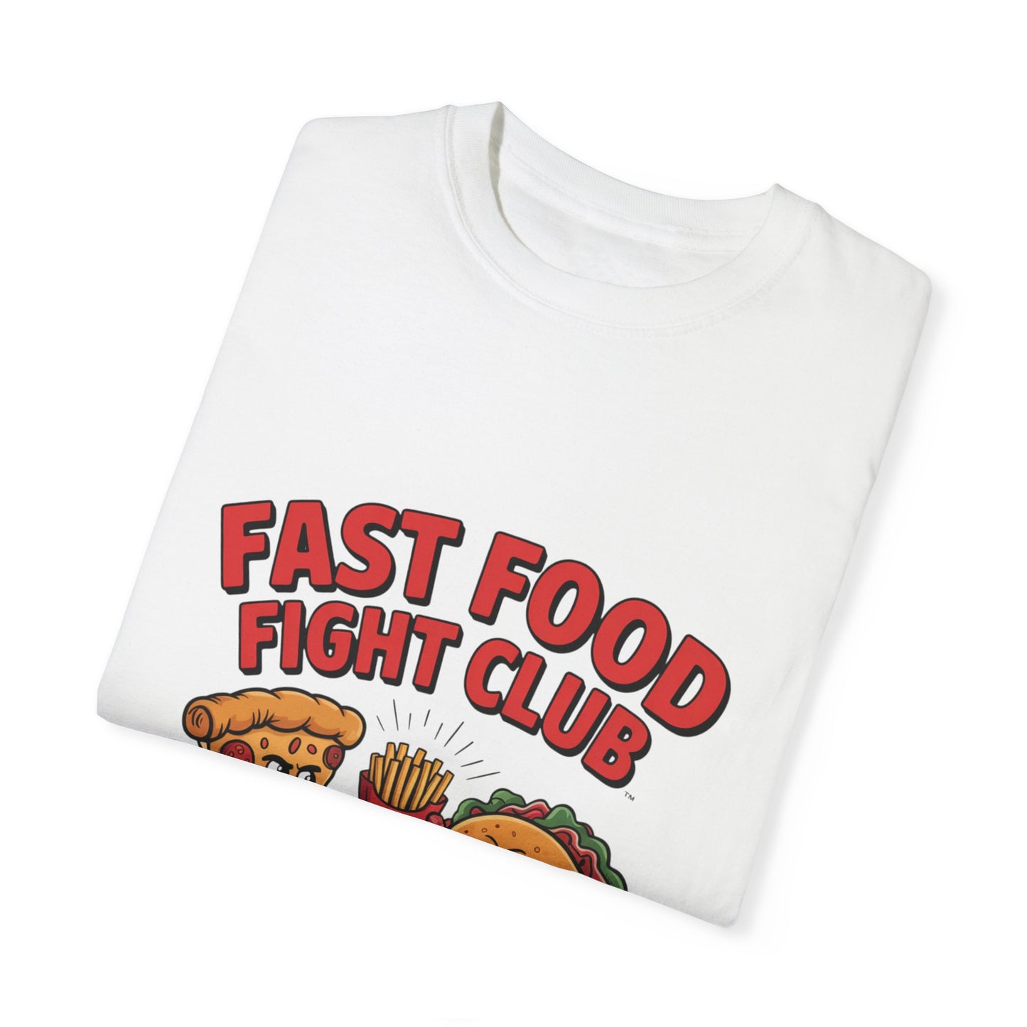 Fast Food Fight Club Unisex T-Shirt - Fun & Playful Food-Themed Tee