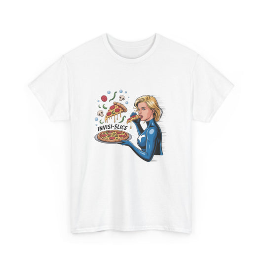 Invisible Slice – Sue Storm Pizza Shirt