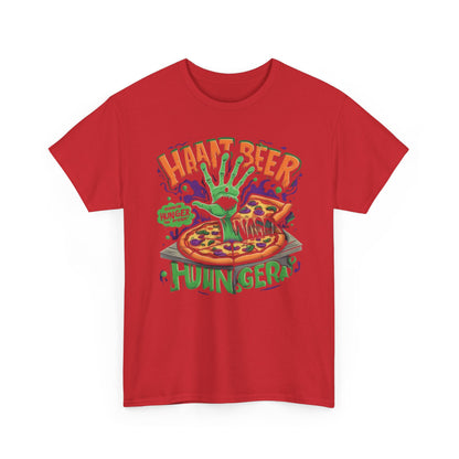 Pizza Party Unisex Tee, Funny Pizza Shirt, Beer Lovers Gift, Casual Wear, Party Apparel, Comfortable Summer Tee