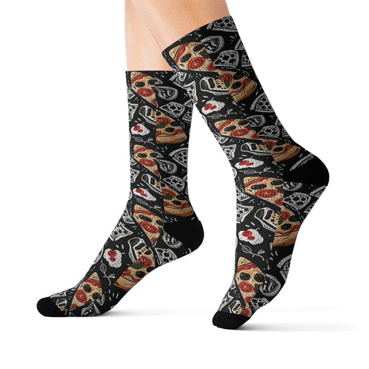 Pizza Party Sublimation Socks |