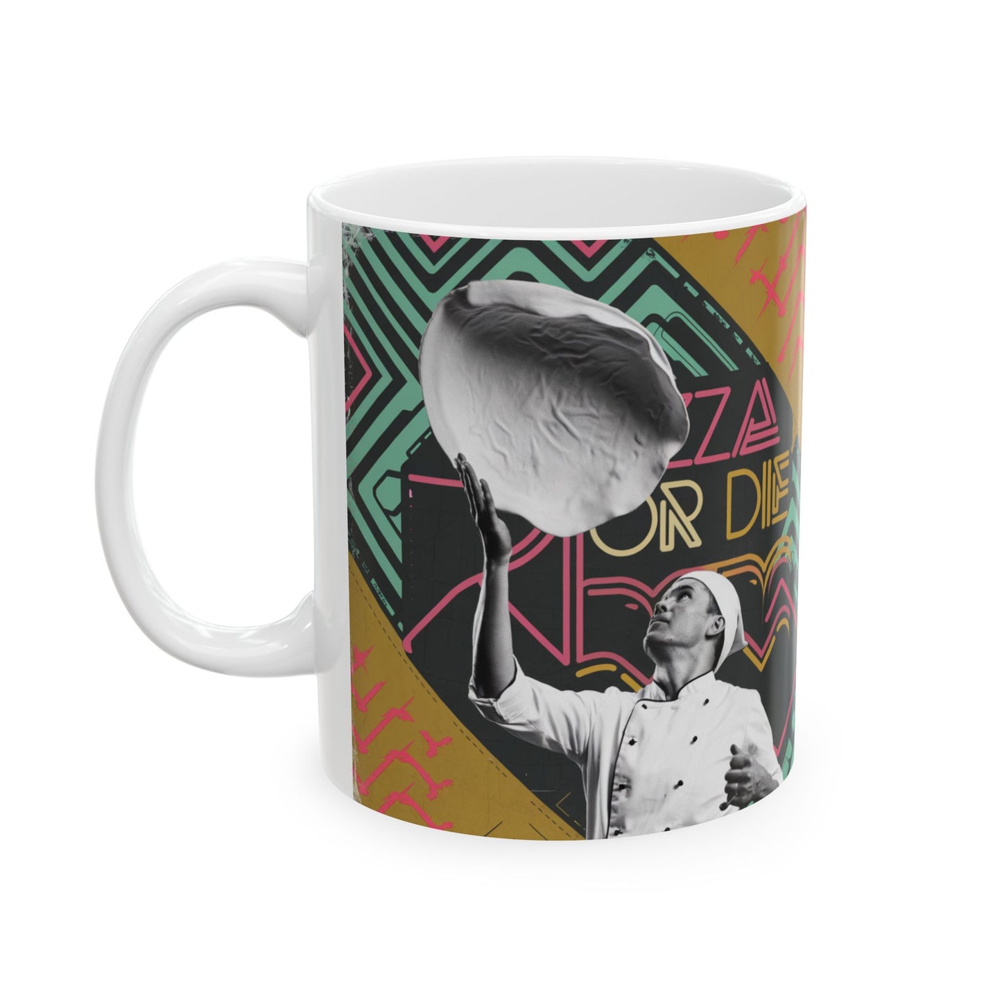 Vibrant Retro Ceramic Mug - Perfect for Coffee Lovers & Gift Givers!