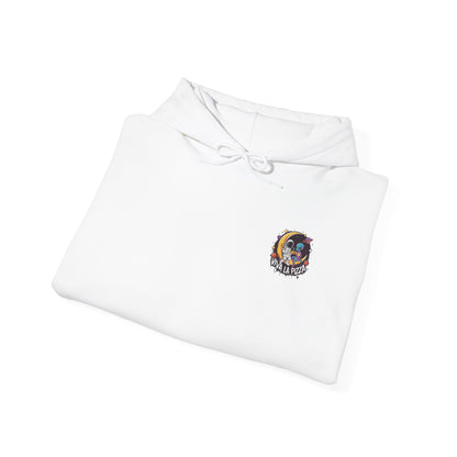 Cosmic Pizza Hoodie - Unisex Heavy Blend™ Sweatshirt, Space Lover Gift, Funny Pizza Hoodie, Astronaut Apparel, Cute Sweatshirt