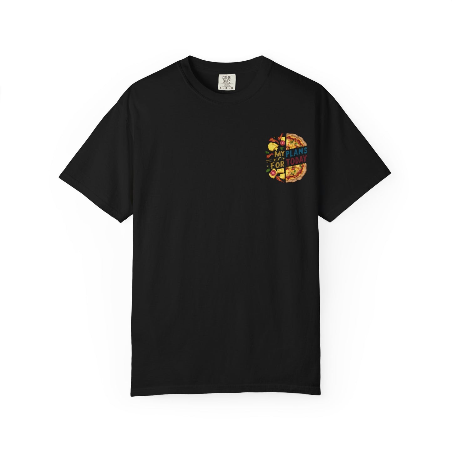 Pizza Plans T-Shirt, Quirky Shirt for Food Lovers, Fun Casual Wear, Gift for Pizza Enthusiasts, Ideal for Birthdays and Foodie Events