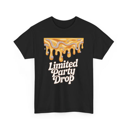 Drippy Design Tee: Limited Party Drop, Festival Shirt, Graphic T-Shirt, Unisex Cotton Top, Summer Vibes