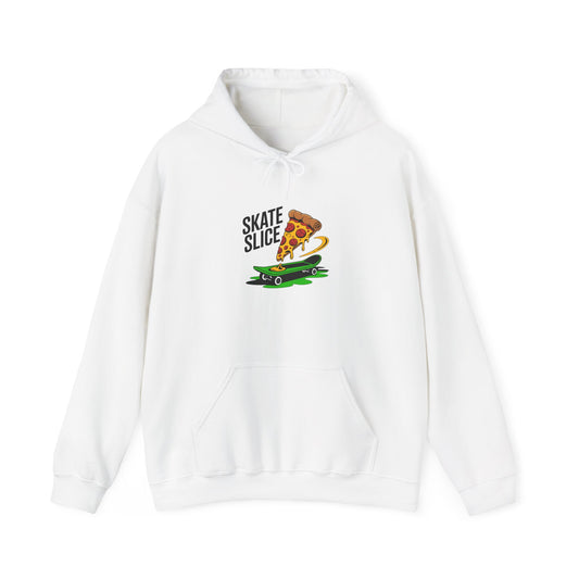 Skate Slice Hoodie – Fun Graphic Sweatshirt for Pizza Lovers