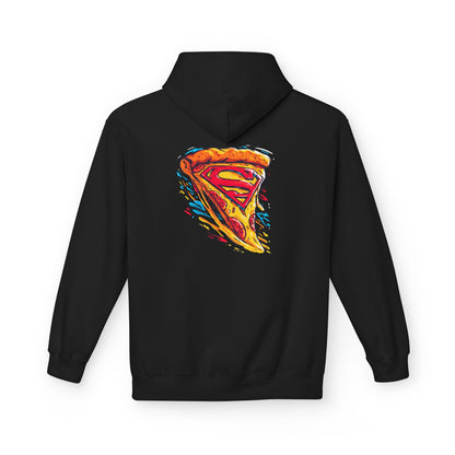 Pizza Superhero Fleece Hoodie