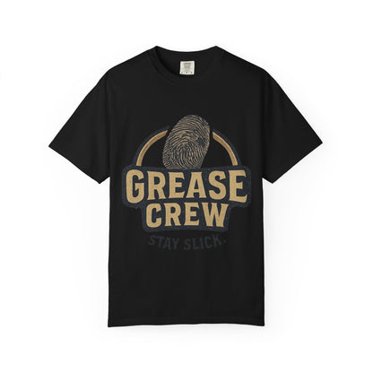 Grease Crew T-Shirt: Vintage Style Shirt, Unisex Graphic Tee, Gift for Car Enthusiasts, Retro Apparel, Fun Casual Wear