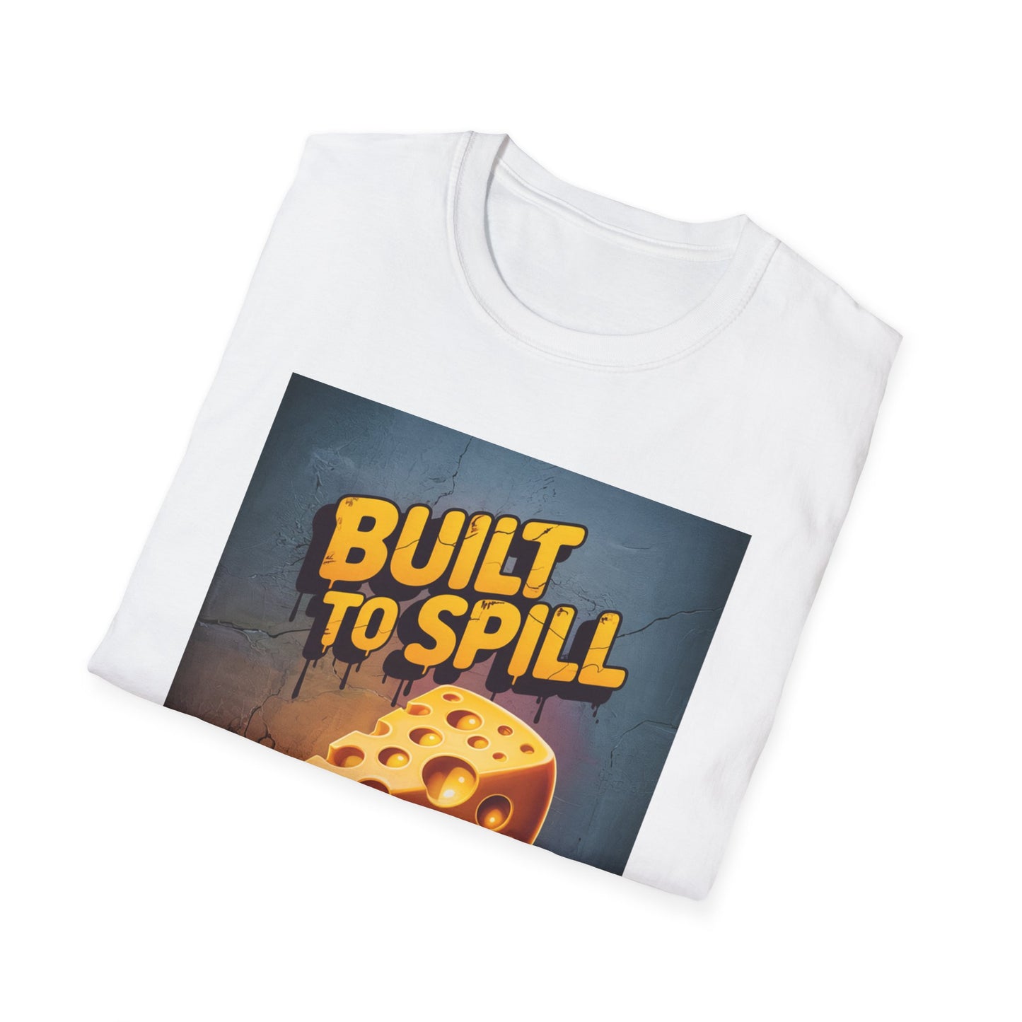 Built To Spill Unisex Softstyle T-Shirt - Fun Graphic Tee for Cheesy Humor Lovers