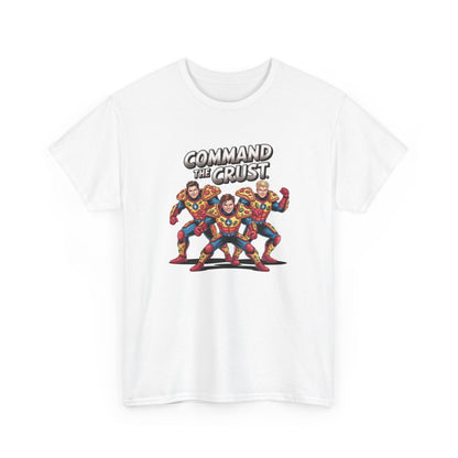 Command the Crust – Pizza Armor Squad T-Shirt