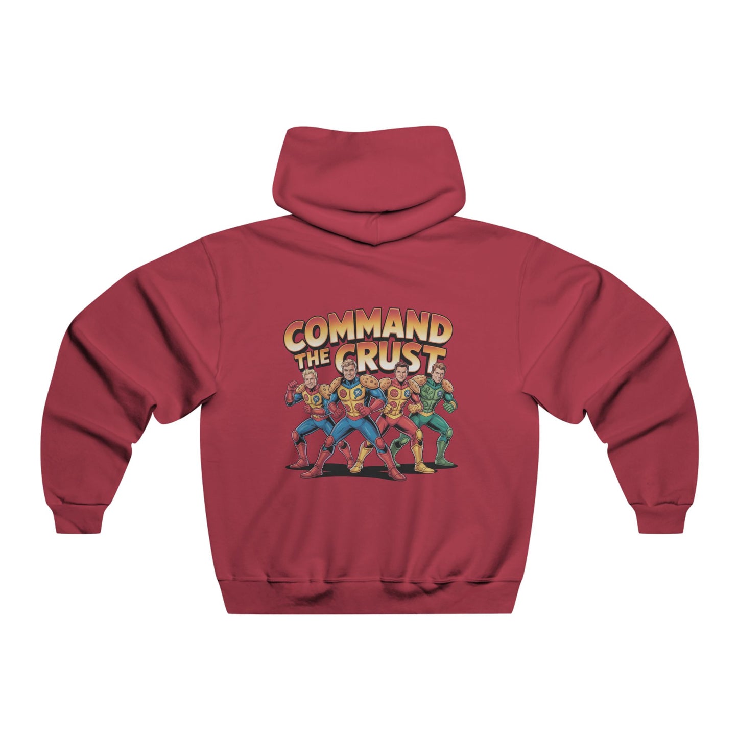Command the Crust – Iron Pizza Force Hoodie