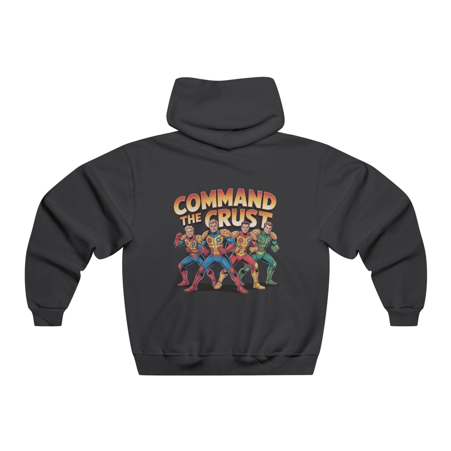 Command the Crust – Iron Pizza Force Hoodie