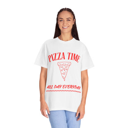 Pizza Time Unisex T-shirt - All Day Everyday Casual Tee