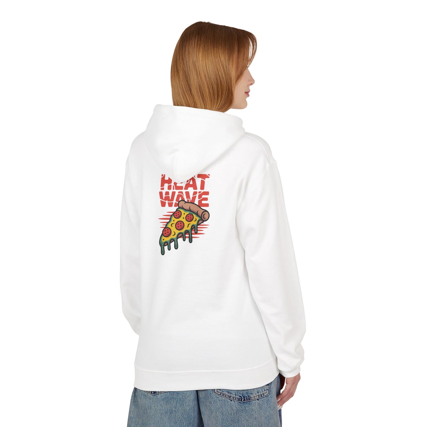 Pizza Lover's Heat Wave Hoodie | Unisex Softstyle Fleece for Comfort, Cute Gift for Foodies, Cozy Apparel
