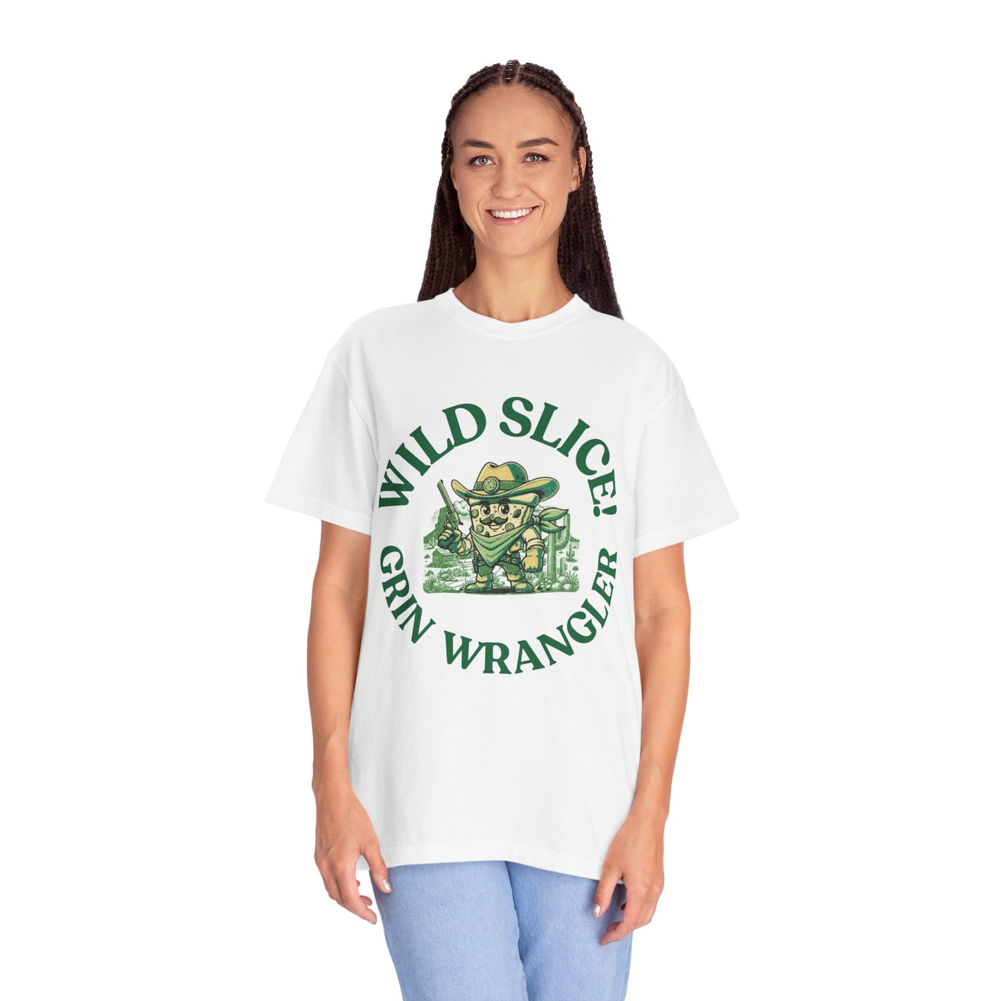 Wild Slice Grin Wrangler Unisex Garment-Dyed T-shirt
