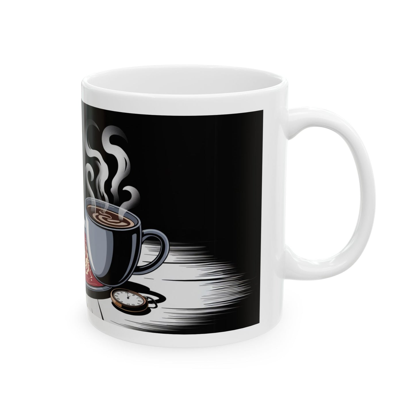 Pizza & Coffee Lovers Ceramic Mug | Fun 11oz & 15oz Drinkware