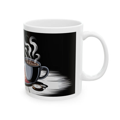 Pizza & Coffee Lovers Ceramic Mug | Fun 11oz & 15oz Drinkware