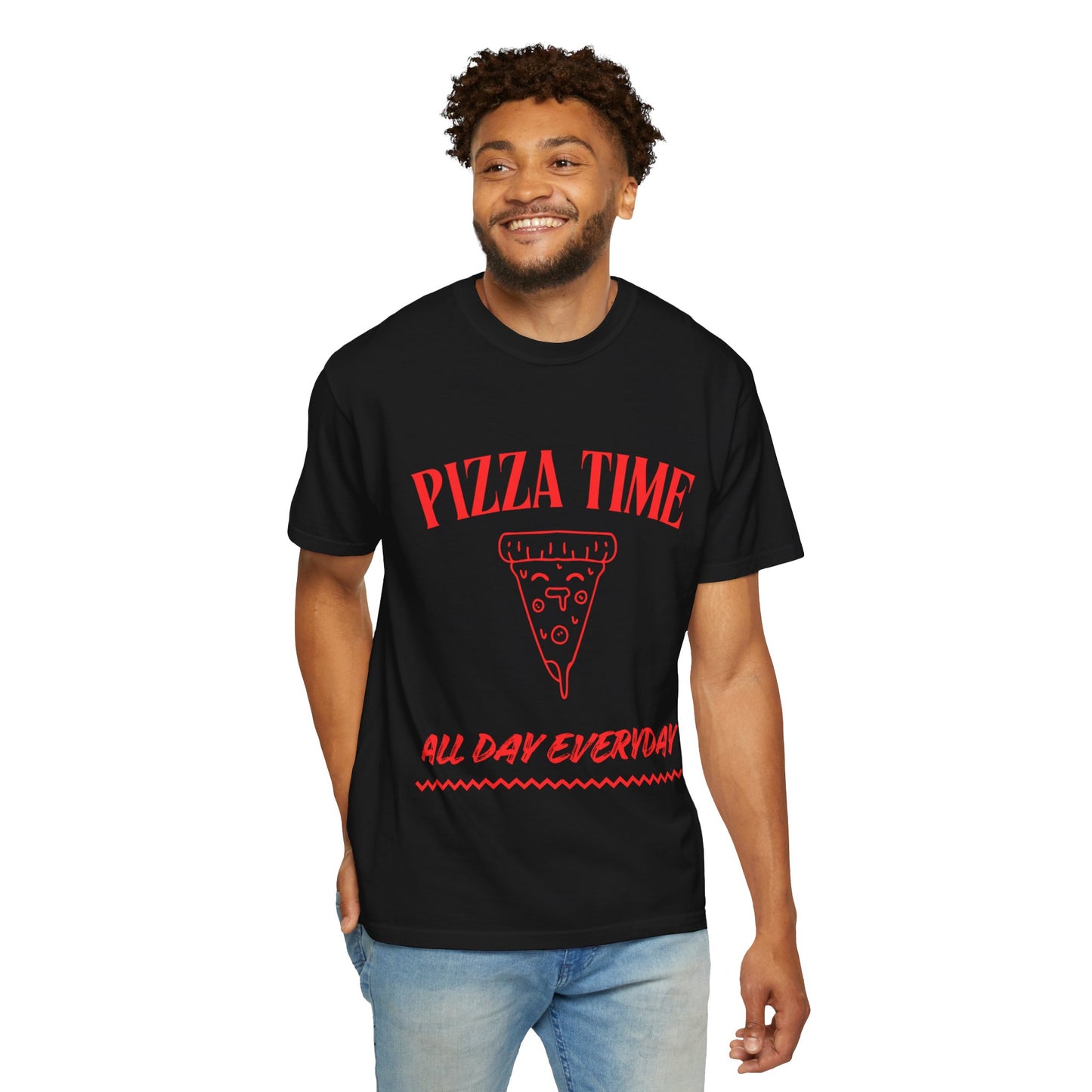 Pizza Time Unisex T-shirt - All Day Everyday Casual Tee