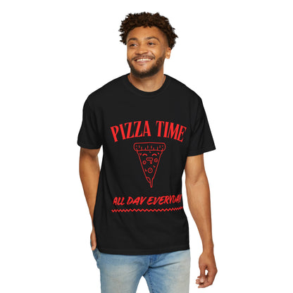Pizza Time Unisex T-shirt - All Day Everyday Casual Tee