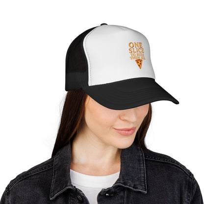 Pizza Lover Trucker Cap | Fun Hat for Foodies, Perfect Gift for Birthdays, BBQs, and Casual Outings, One Slice to Rule Them All