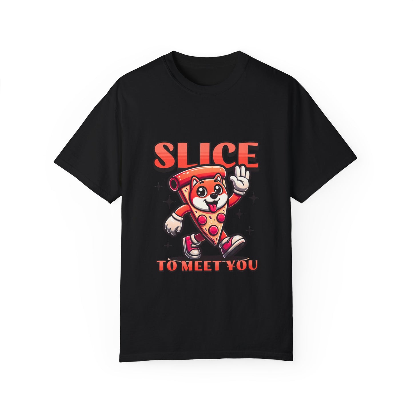 Funny Pizza Slice Unisex T-Shirt - Slice to Meet You