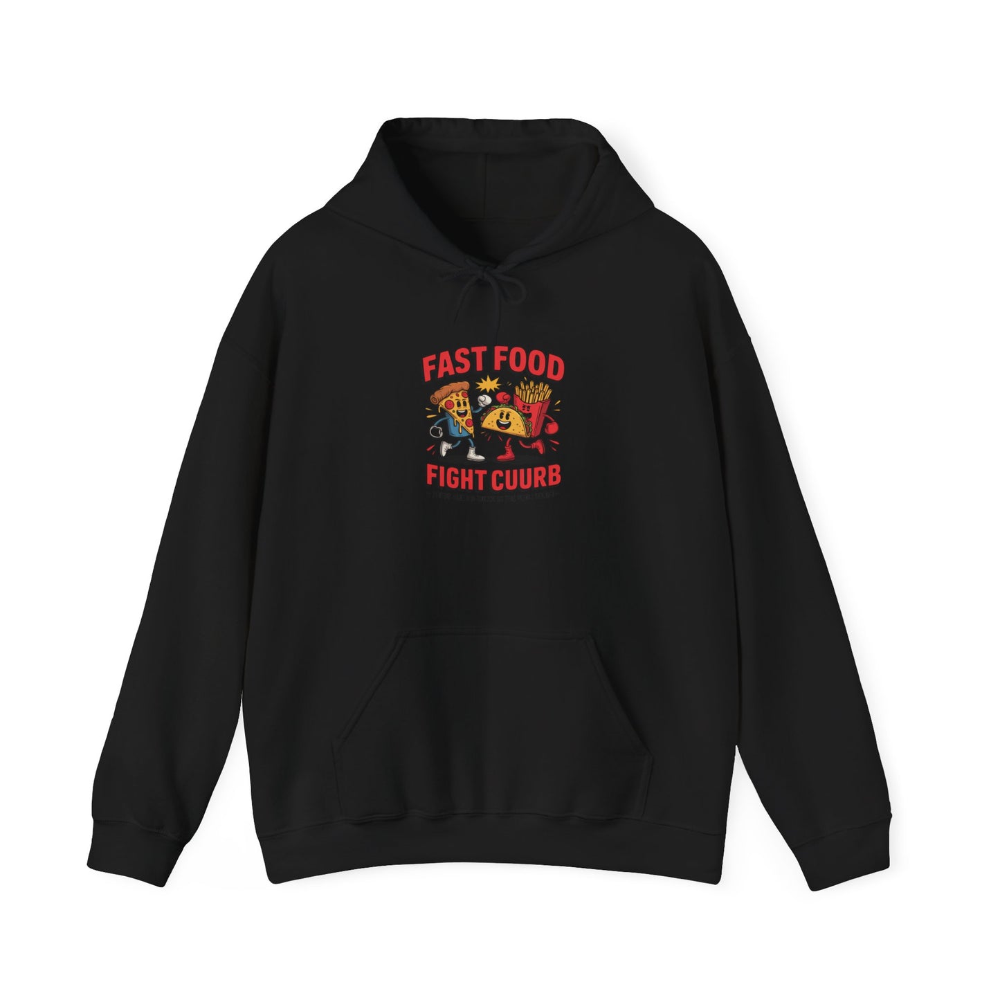 Fast Food Fight Club Unisex Hooded Sweatshirt