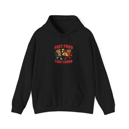 Fast Food Fight Club Unisex Hooded Sweatshirt