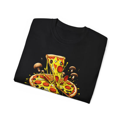 Pizza Lover's Unisex Ultra Cotton Tee - Fun Slice Graphic T-Shirt
