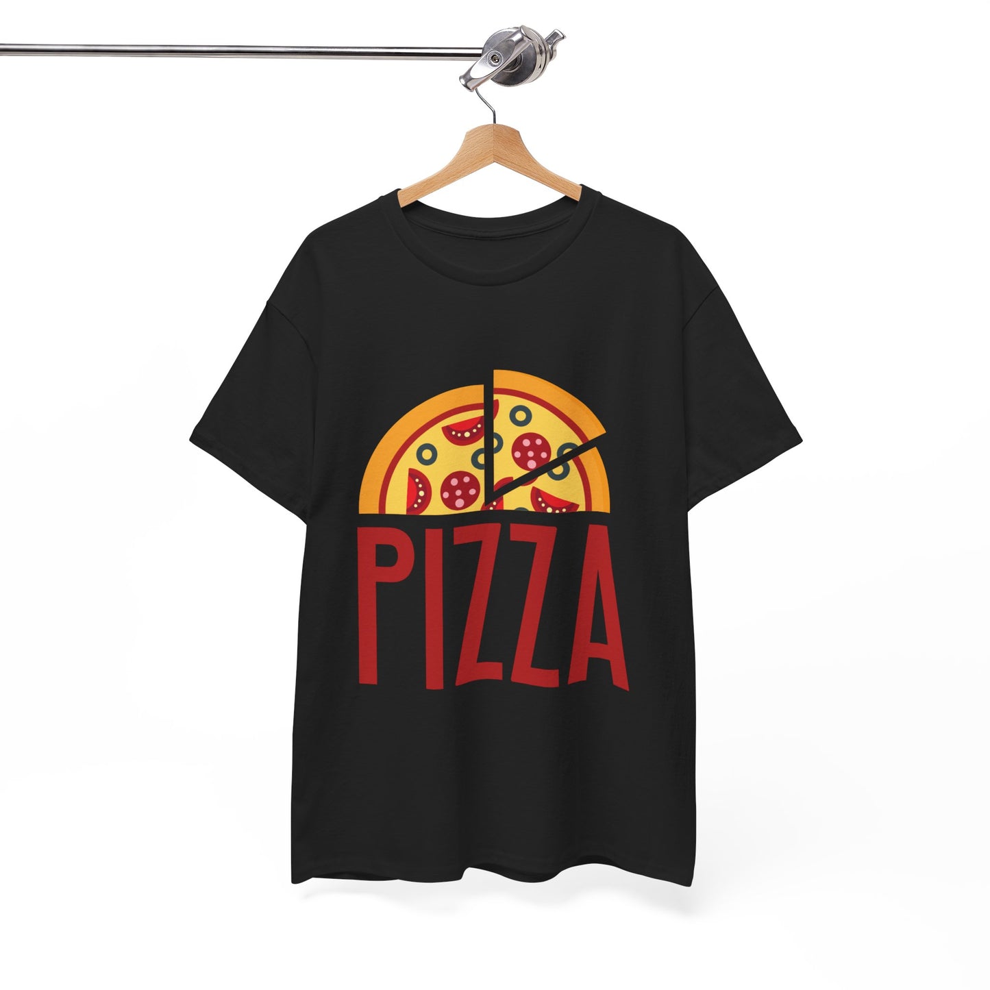 Fun Pizza Slice Unisex Heavy Cotton Tee - Perfect for Food Lovers!