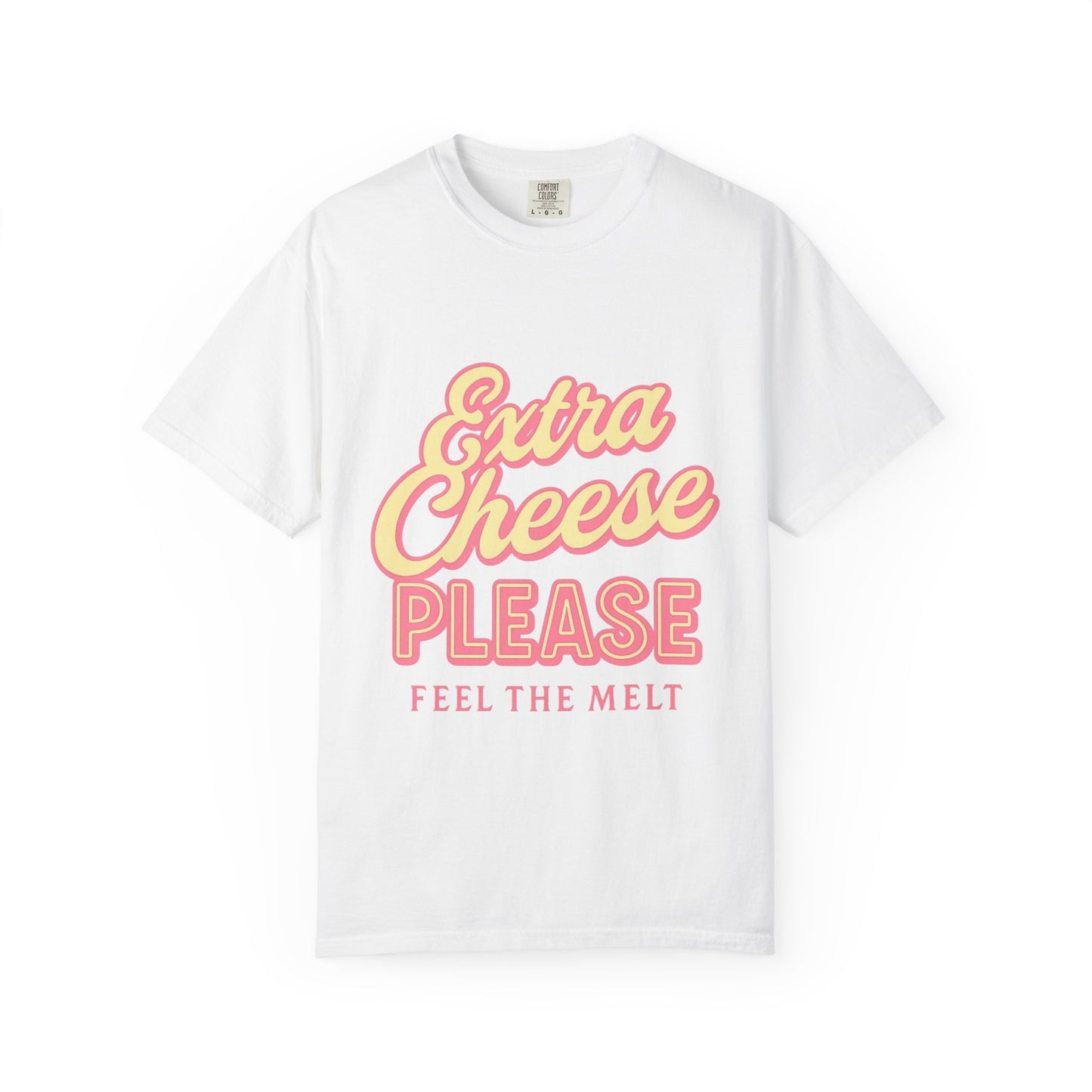 Extra Cheese Please Tee - Fun Foodie T-Shirt for Pizza Lovers, Casual Wear, Gift for Chefs, Funny Food Shirt, Cheese Lover Apparel